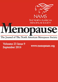 ژورنال Menopause September 2016