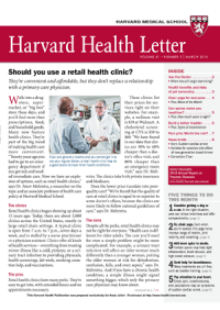 خبرنامه Harvard Health Letter March 2016