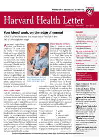 خبرنامه Harvard Health Letter July 2016