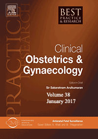 ژورنال Best Practice &amp; Research Clinical Obstetrics &amp; Gynaecology January 2017