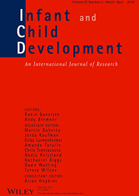 ژورنال Infant Child Development November/December 2018