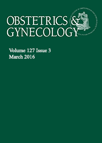 ژورنال Obstetric &amp; Gynecology March 2016