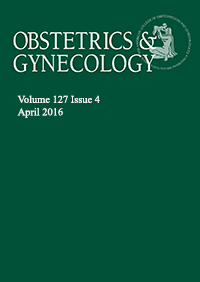 ژورنال Obstetric &amp; Gynecology April 2016