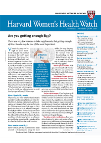 خبرنامه Harvard Womens Health Watch April 2017